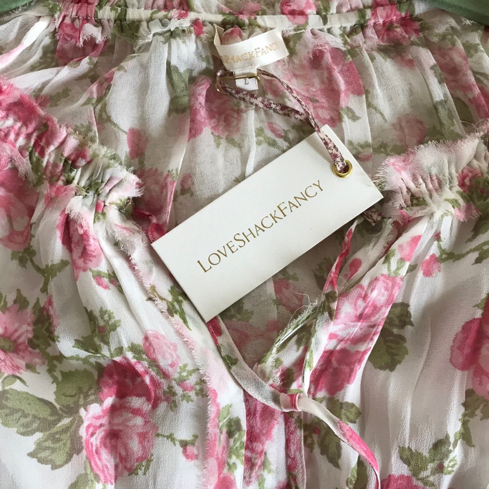 LoveshackFancy popover dress size L